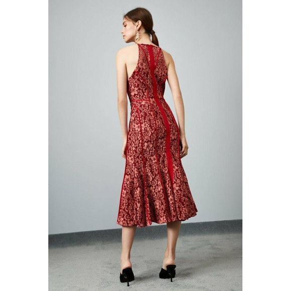 Keepsake the Label Dreamers Lace Midi Rosewood XS 6 Designer Event BNWT RRP$240 - Picture 3 of 3